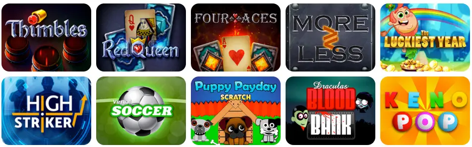 Jeux en ligne Bronze Casino