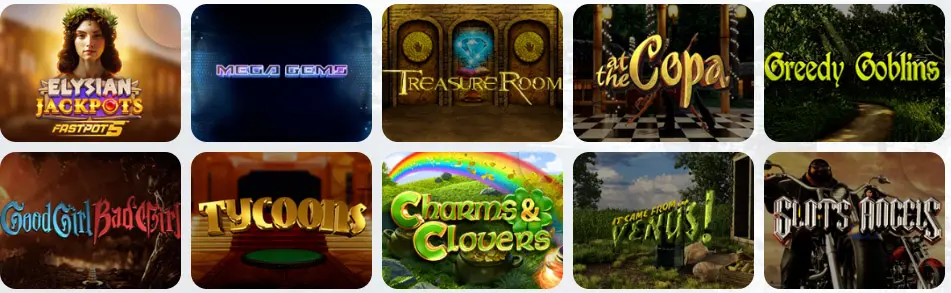 Les jackpots au Bronze Casino